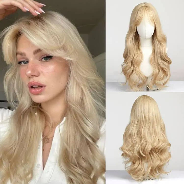 Long Fluffy Wavy Wig