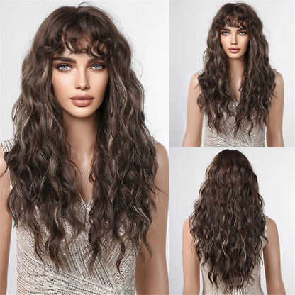 Long Fluffy Wavy Wig